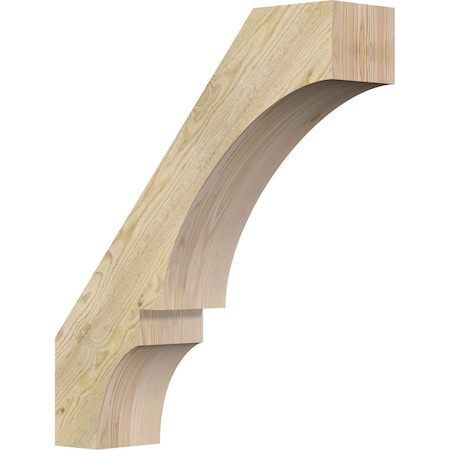 Ekena Millwork 6"W x 24"D x 28"H Balboa Rough Sawn Knee Brace, Douglas Fir BRC06X24X28BOA00RDF